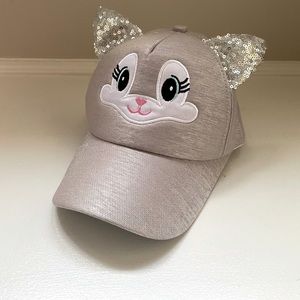 Girl’s baseball hat with cat ears